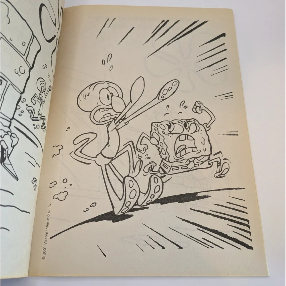 Spongebob The‎ Good Bad Krabby Employee Of The Month Golden Books Coloring Book